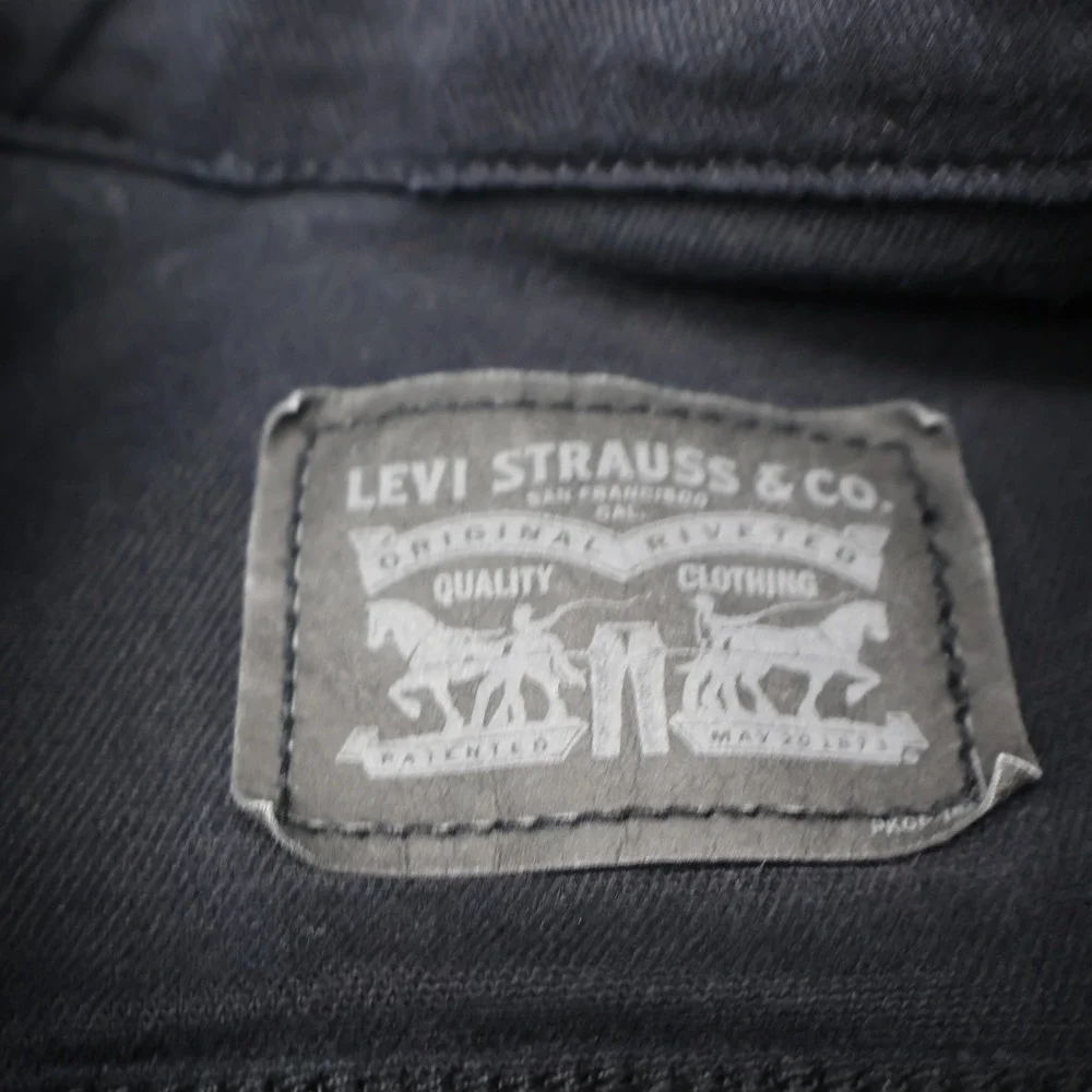 Levi's Jacket Kids Large 12/13 Dark Wash Denim Stretch Trucker Outerwear Classic